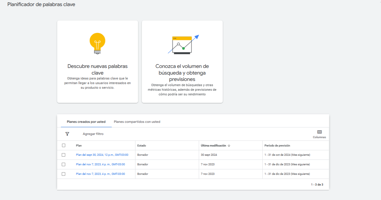 ¿Qué es Google Keyword Planner?