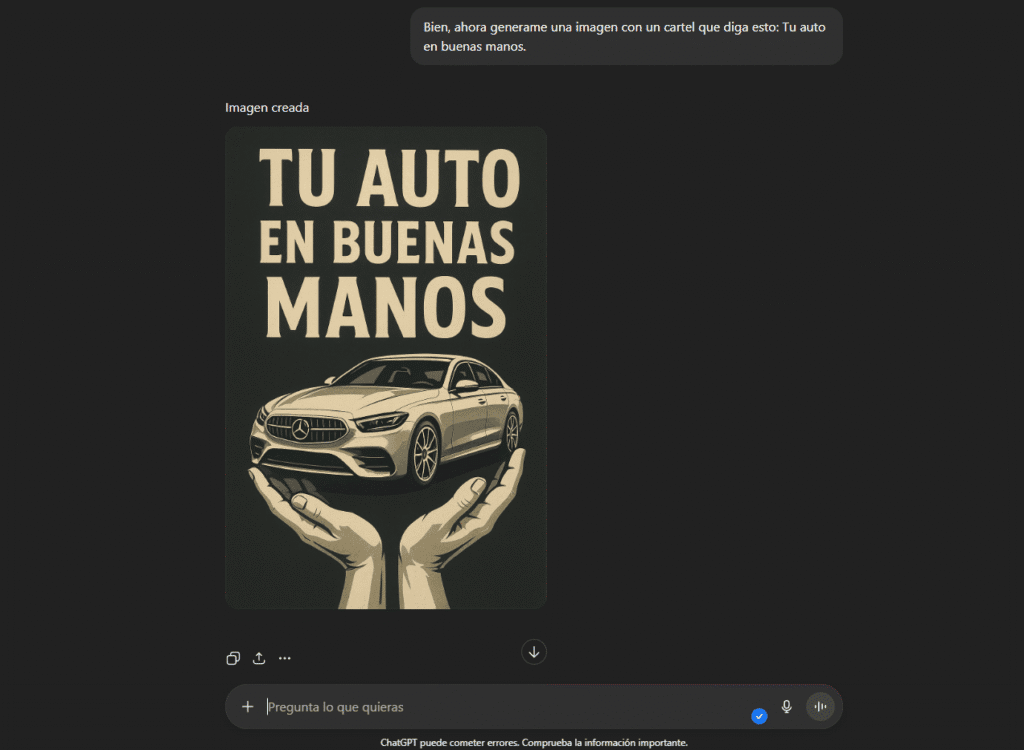 seleccionando ideas de slogan para tu taller mecánico con pac gpt