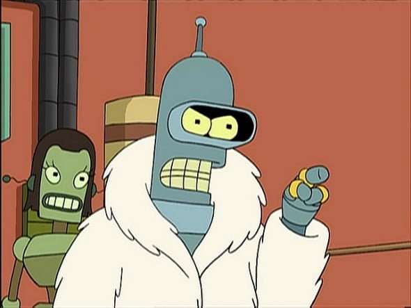 Bender. Creará su propio marketing de contenidos con juegos de azar y mujerzuelas.