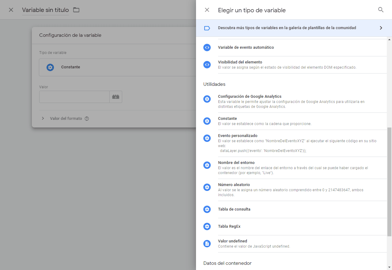 tutorial simple de Google tag manager