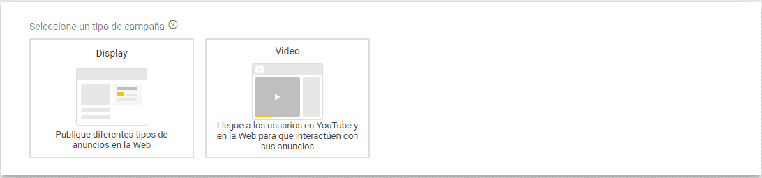 Campañas de Display y Videos