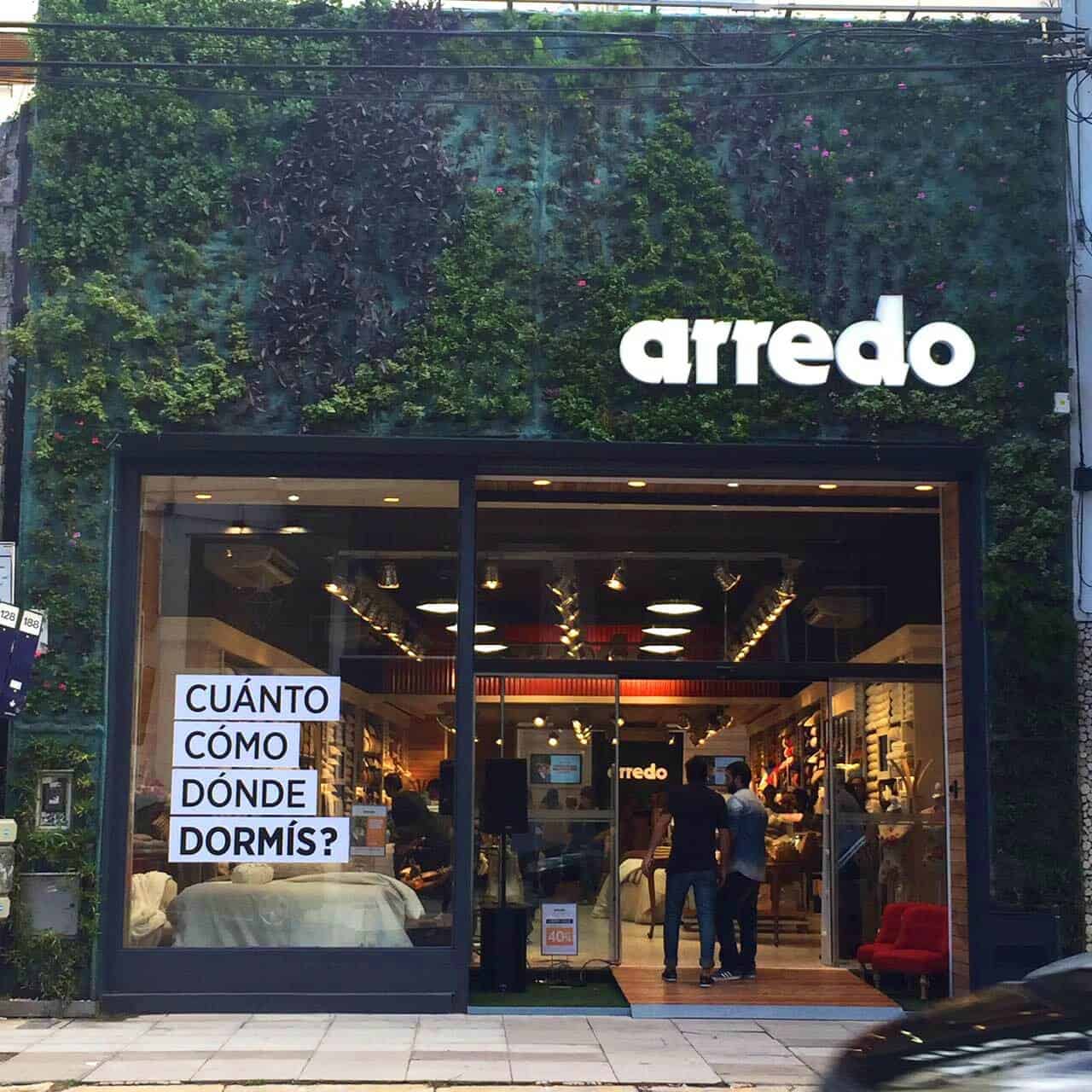 Ejemplo de Ambient Marketing de Arredo