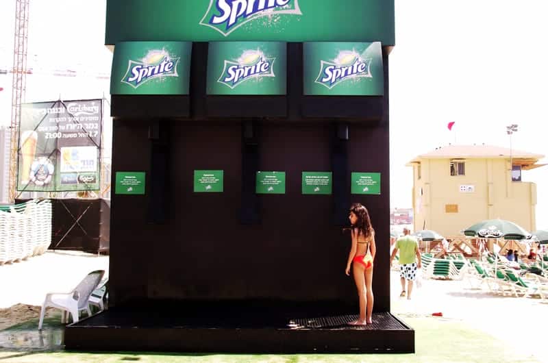 sprite ejemplo de street marketing