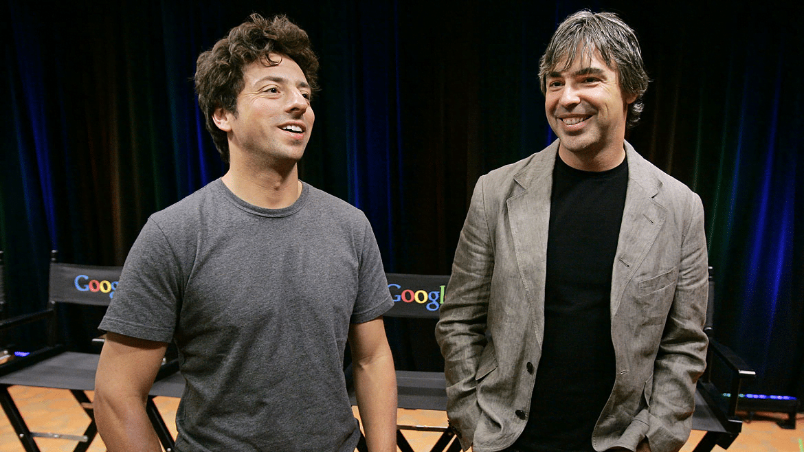 Larry Page y Sergey Brin co-fundadores de Google