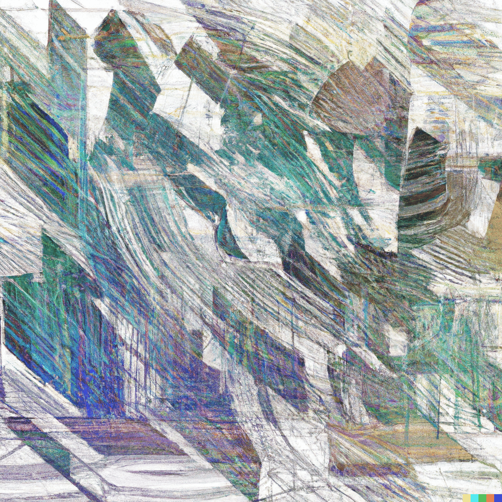 Machine learning DAll-E ejemplo de arte abstracto