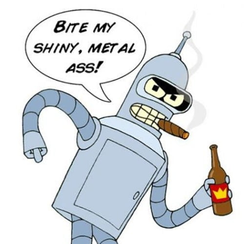 Bender Cerveza Marketing: Muerde mi brillante trasero. Hoy veremos ideas para vender cerveza.