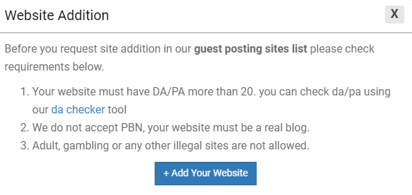 Pre Post SEO te cobra 300 dólares para estar en un listado de blog posting