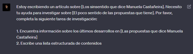 Ejemplo de ChatGPT Browsing Plugin para ideas de blog