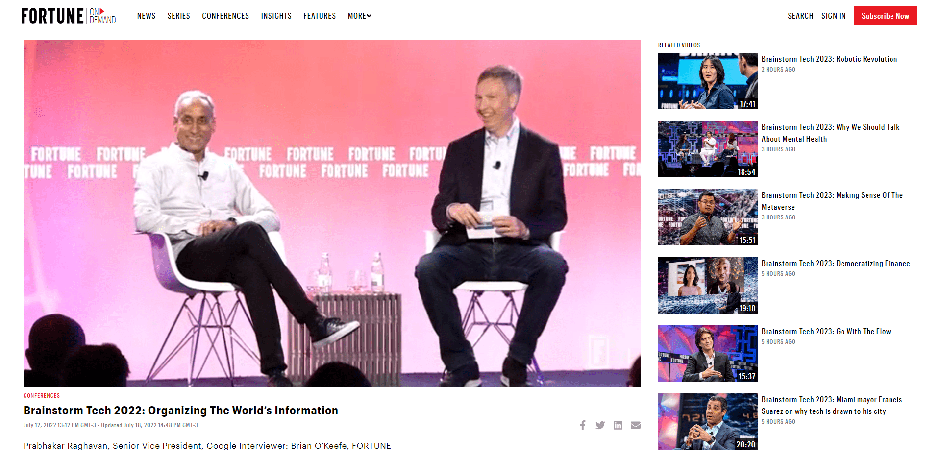 Manu Ginóbili de la India conocido Googler Prabhakar Raghavan soltó una frase en un evento de tecnología