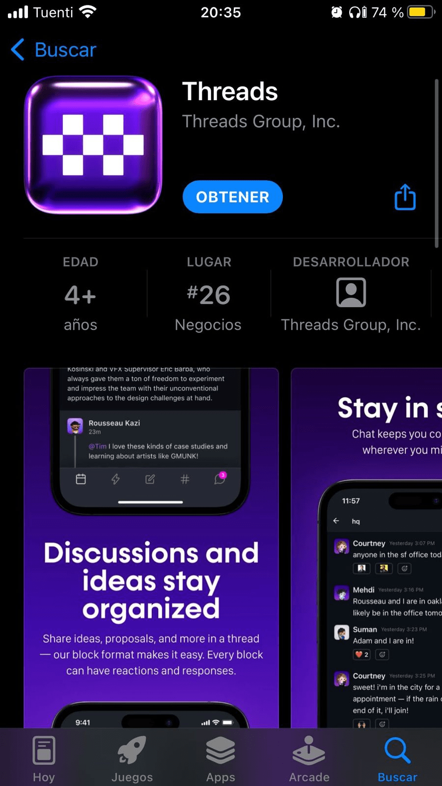 App imitación china Facebook