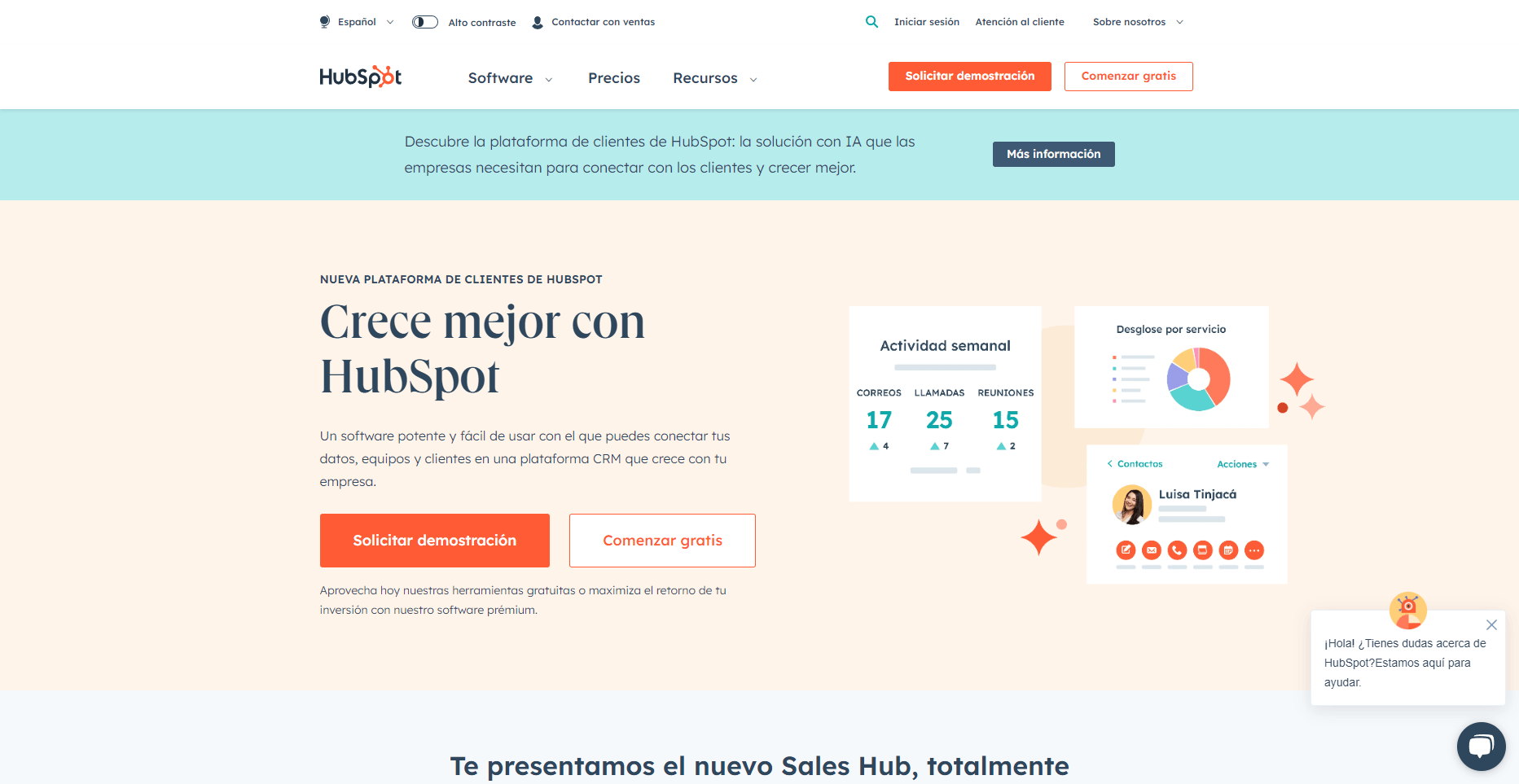 Hubspot te permite un diferencial al momento de pensar en automatización de marketing