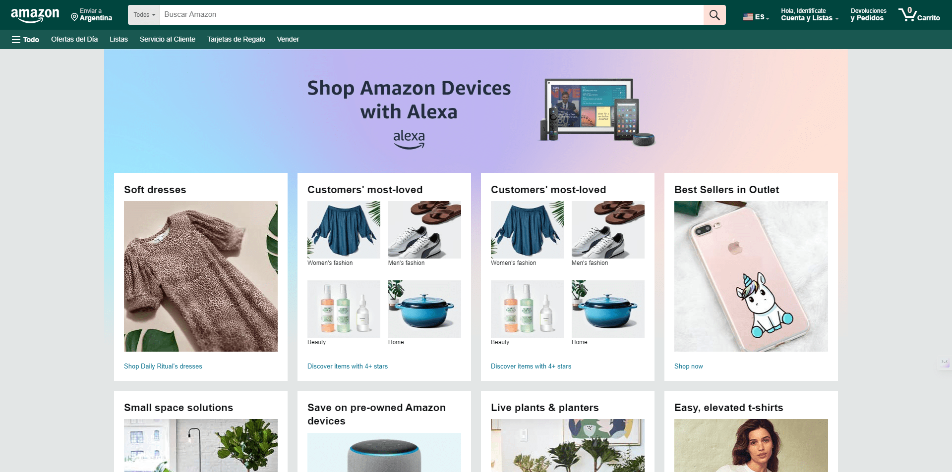 El gigante del comercio electrónico, conocido por su amplia variedad de productos y servicios.