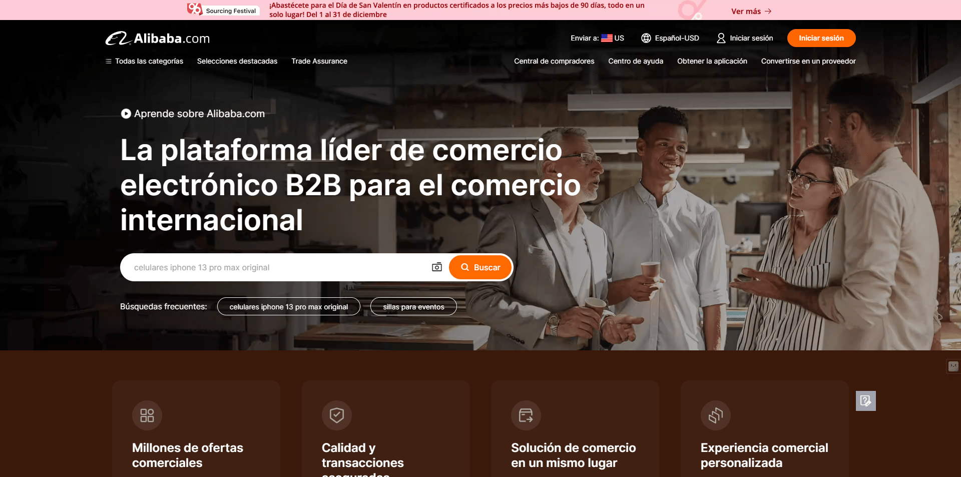 El marketplace líder en Asia, especializado en ventas al por mayor y al por menor.