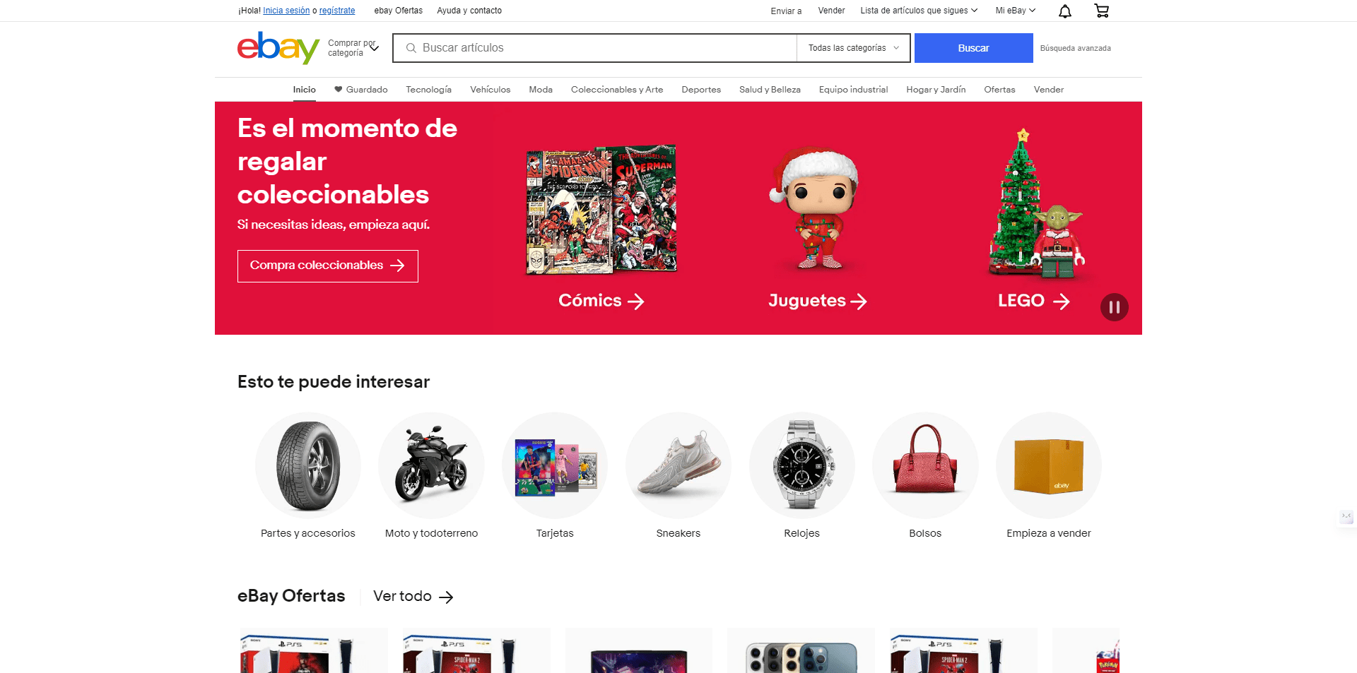 Una plataforma global de subastas y compras, famosa por sus ofertas únicas y productos de segunda mano.