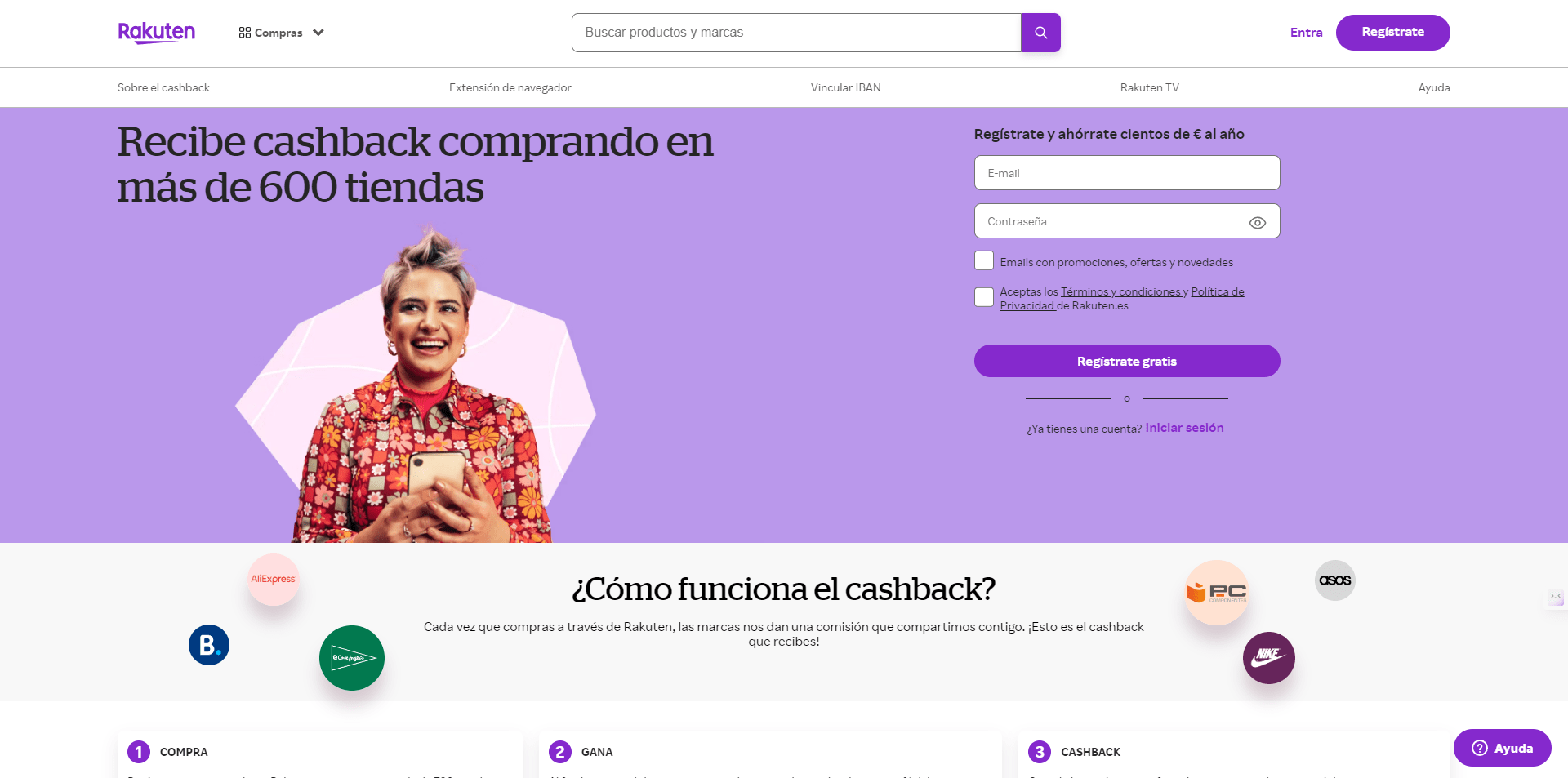 Un importante marketplace japonés con una variedad de productos y servicios.