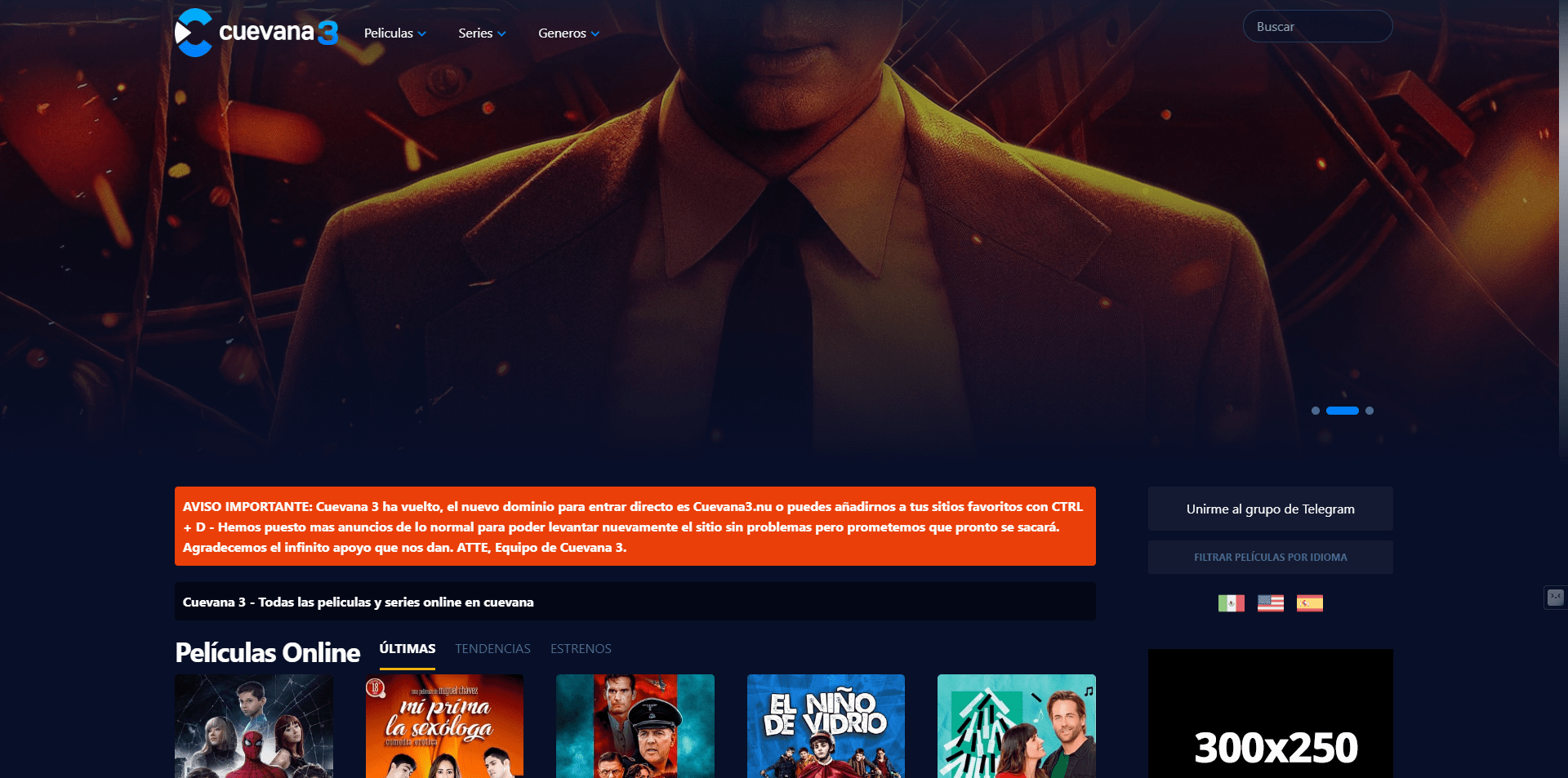 Mismo para Cuevana, pero con una salvedad, la de que este podría estar tranquilamente dentro del rubro piratería.