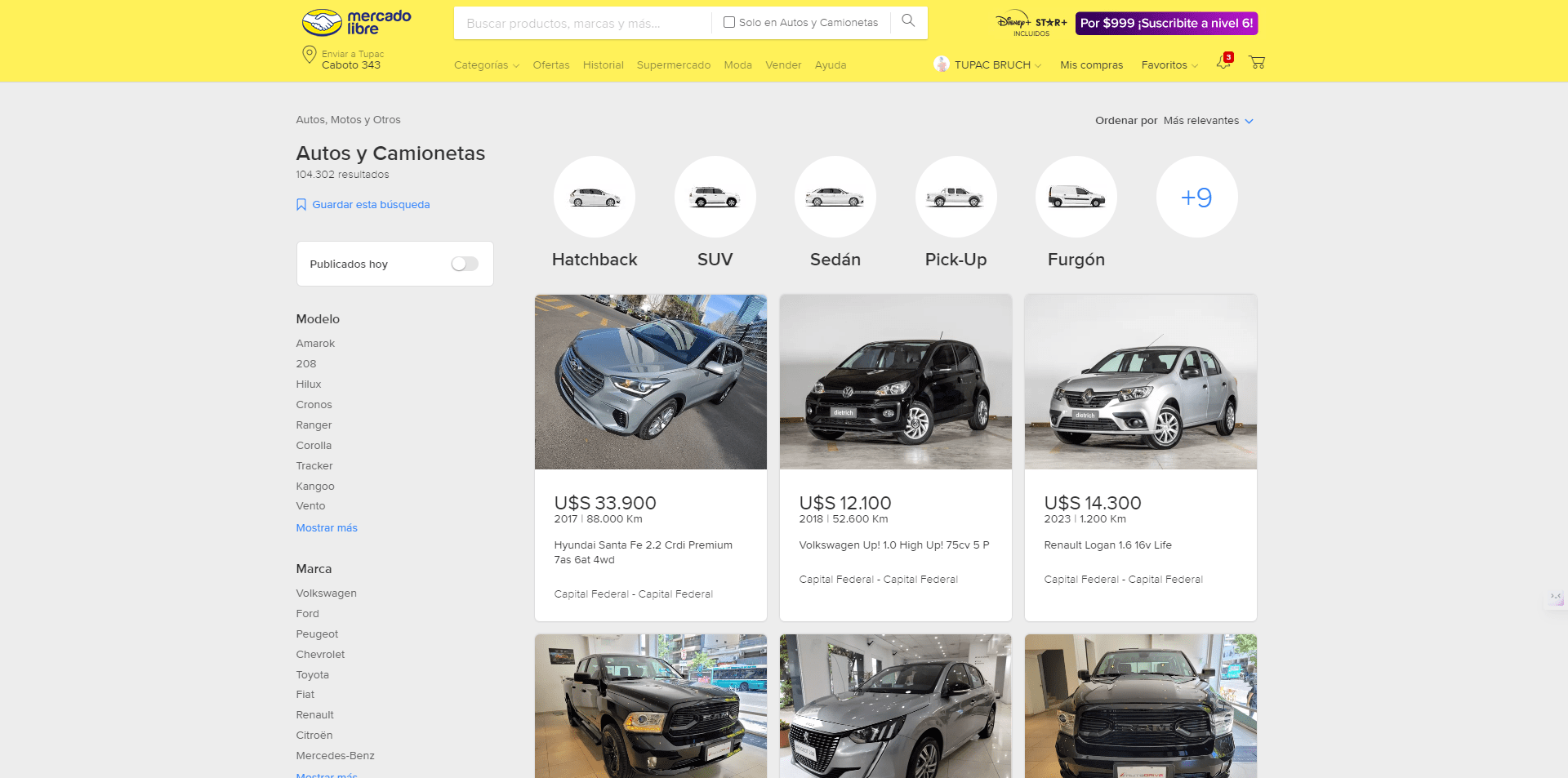 Un mercado en línea ampliamente utilizado para la compra y venta de autos usados y nuevos.