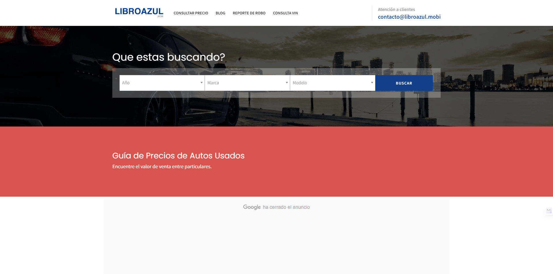 Una plataforma para consultar precios de autos usados y obtener una valoración de vehículos.