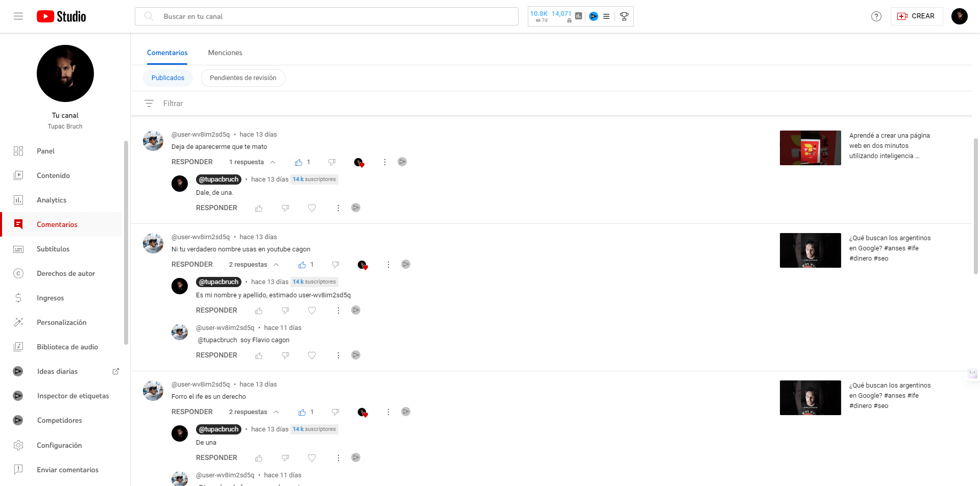tenés que aprender a ignorar a la gente malintencionada
