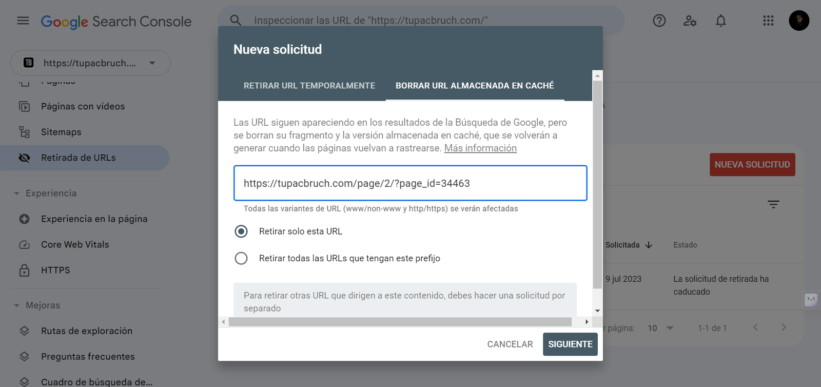 sacar una pagina web de google