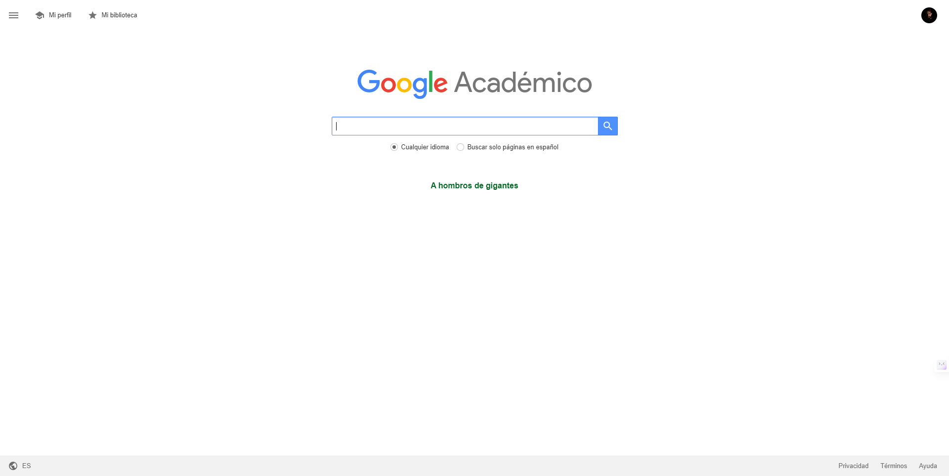 Google Académico o Google Scholar es un buscador especializado en literatura científico-académica. Incluye libros, artículos, resúmenes, trabajos de investigación, tesis, informes técnicos, etc.