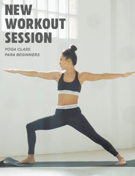 ejemplo de yoga y clases online