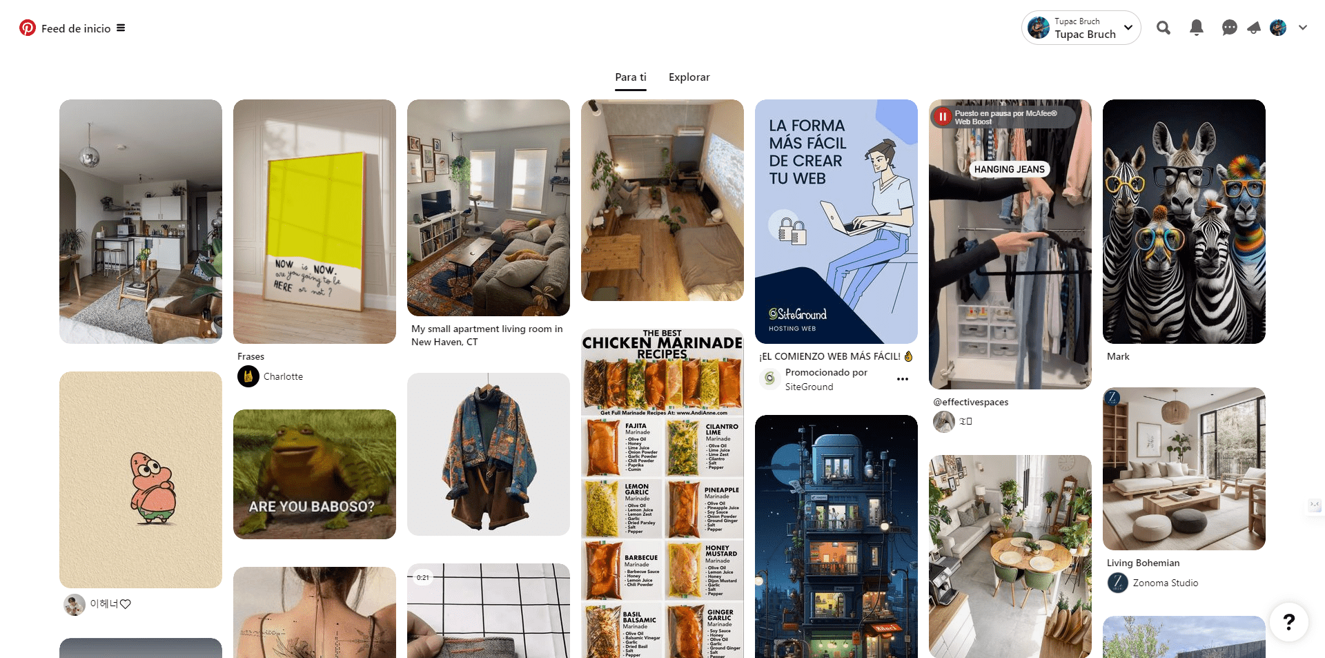 Pinterest es más que un buscador de imágenes, es un buscador de contenidos. A través de sus imágenes expuestas puedes llegar a encontrar valiosos contenidos.