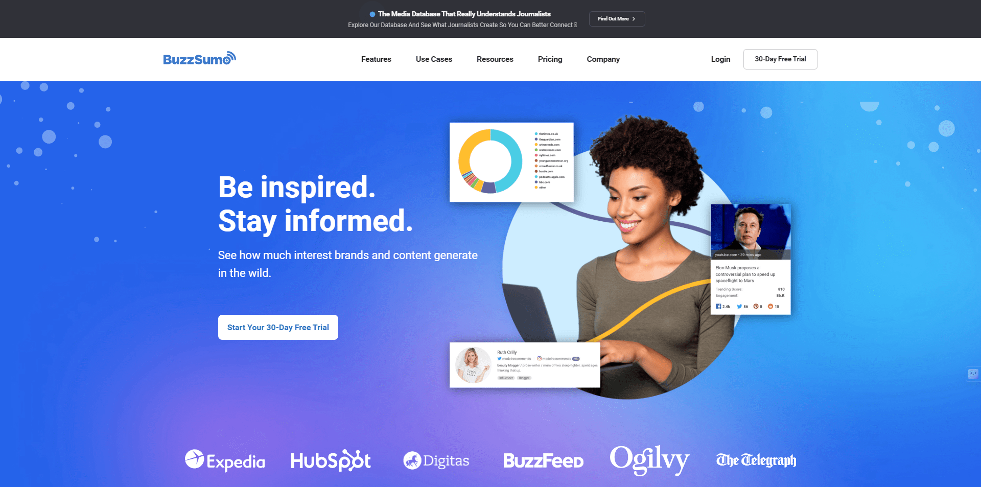 Este buscador de contenidos te permite descubrir cuáles son tus contenidos con mejor actuación en las redes sociales. Pero, la versión gratuita es limitada. Entonces, podés contratar la versión prémium a partir de 79 dólares mensuales.