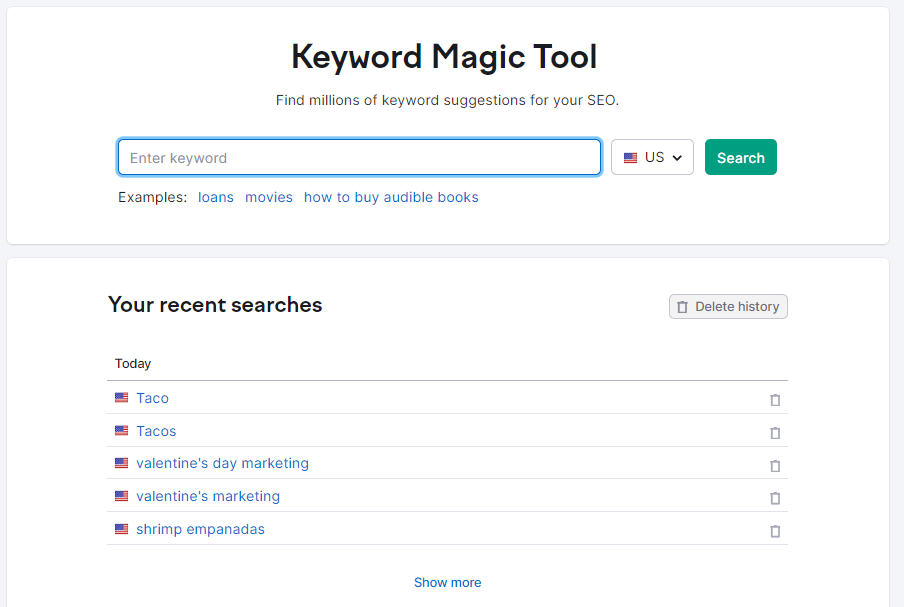 keyword magic tool nos enseña cómo hacer un keyword research