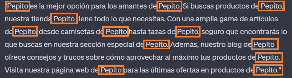 ejemplo de keyword stuffing