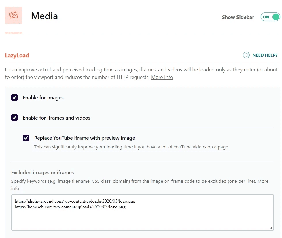 optimizando imágenes en wp-rocket