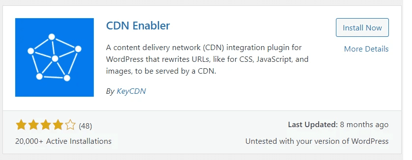 WP-Optimize no tiene soporte CDN
