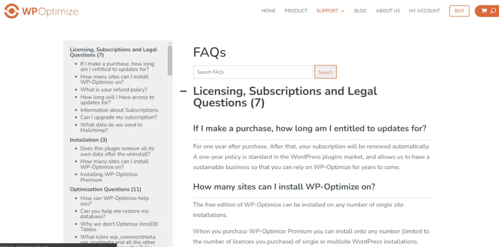 soporte de WP Rocket Y WP-Optimize