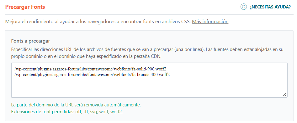 precargar fuentes en wordpress para acelerar tu web