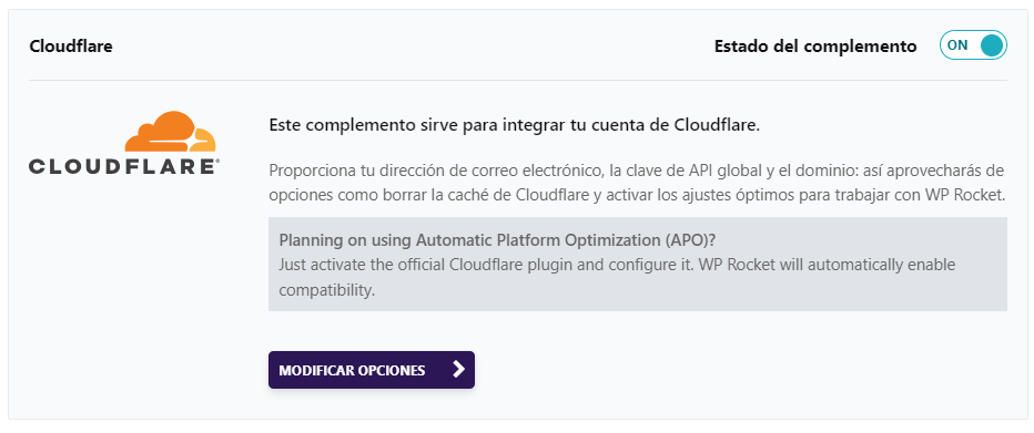 cloudflare y wordpress con wp rocket