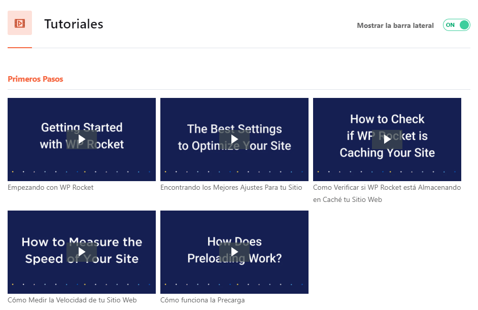 tutoriales de wp rocket