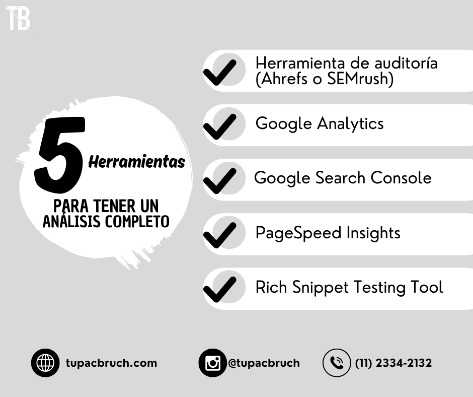 5 herramientas para hacer un análisis completo de SEO