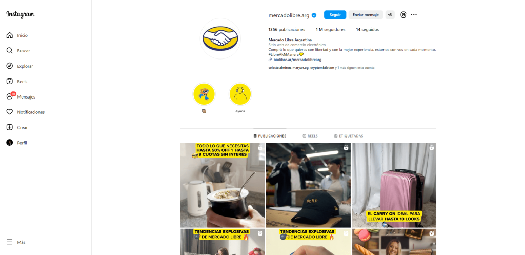 colores de marca de mercadolibre