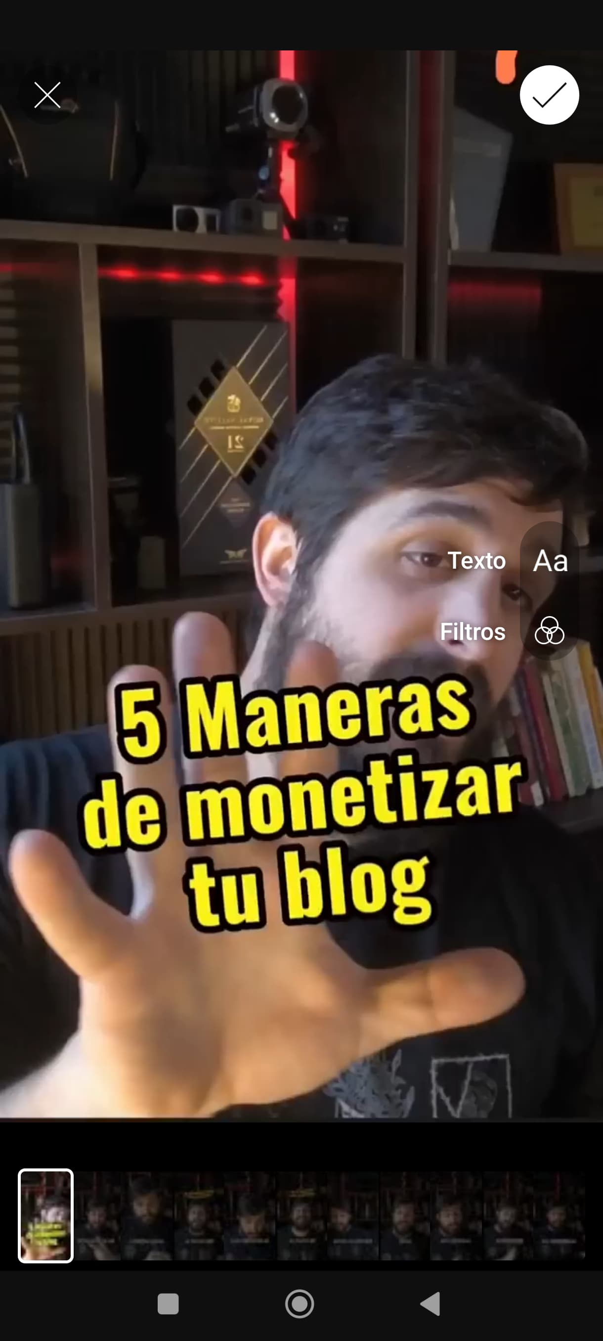 miniatura de youtube editada