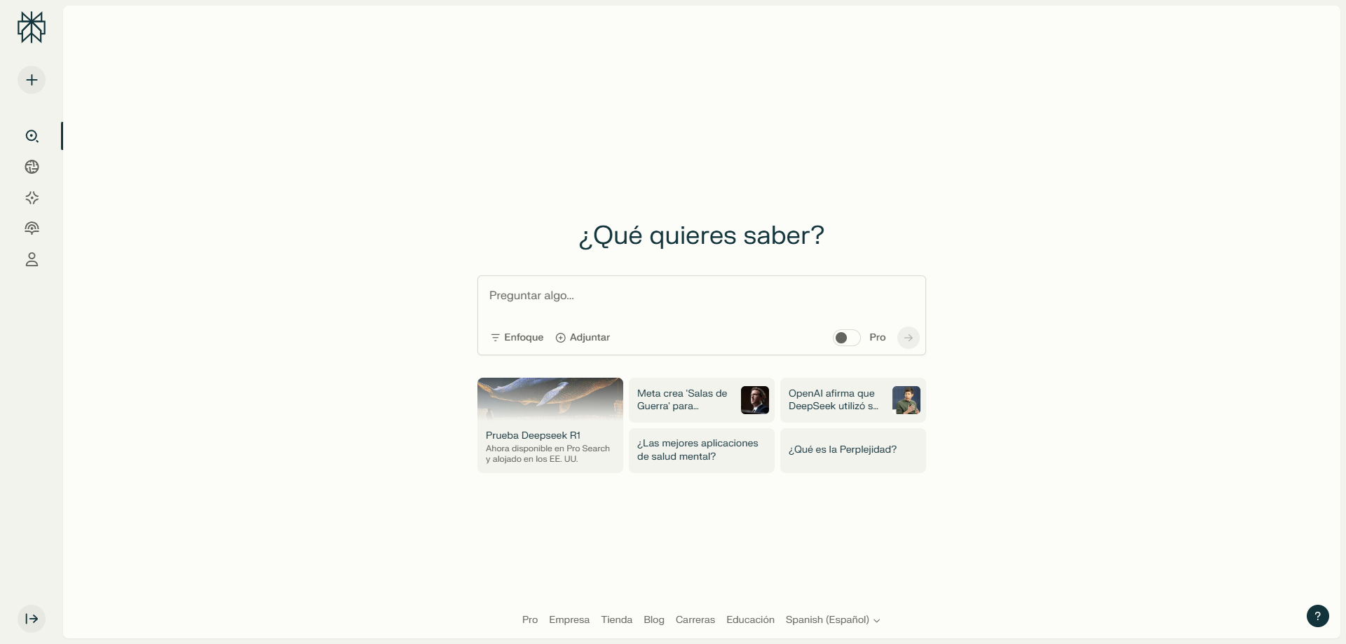 Ejemplo de Perplexity AI