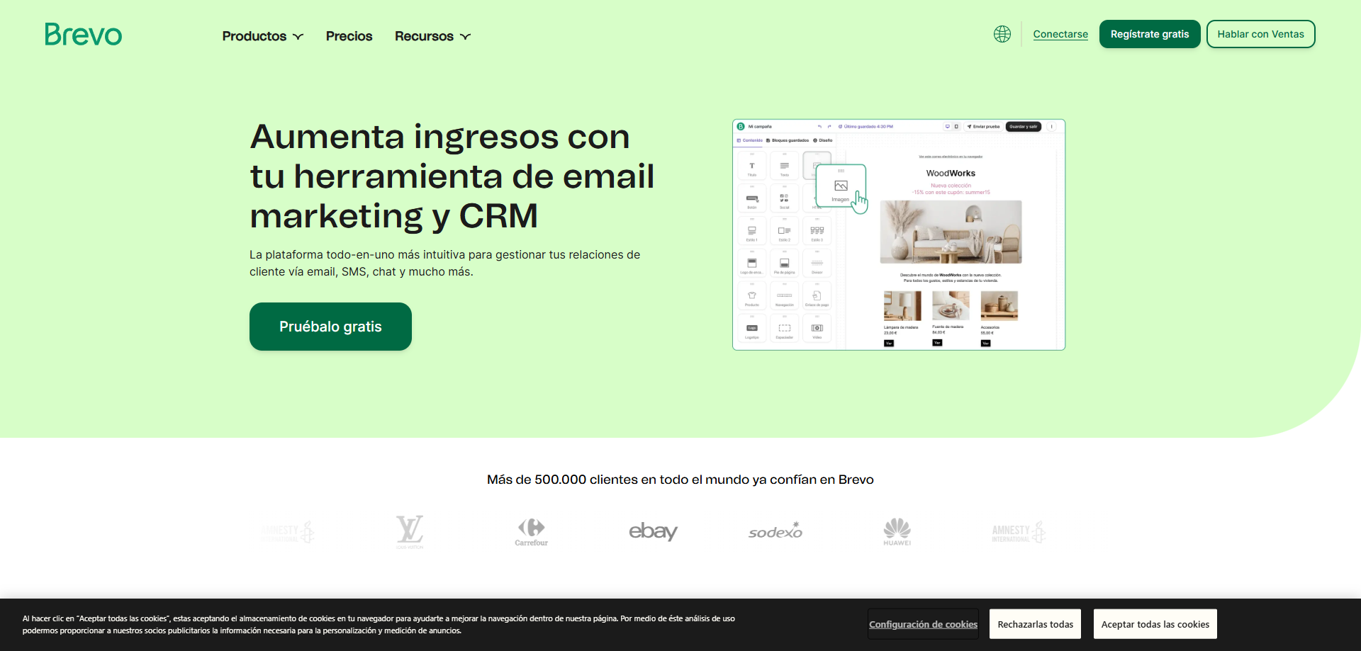 email marketing con brevo