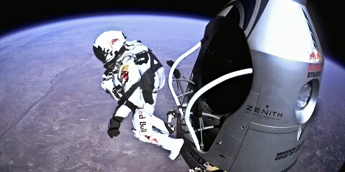 Red Bull y el Salto desde la Estratosfera ejemplo de Branded Content