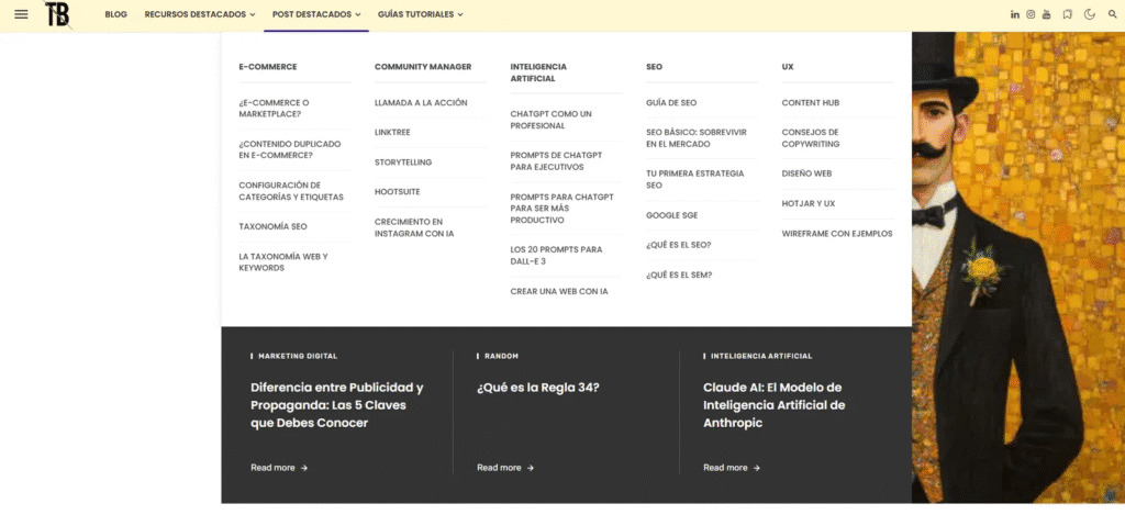 Analizar enlaces internos y profundidad de navegación.