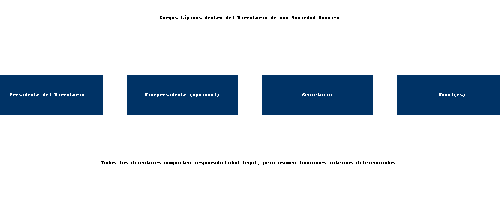 Directores y cargos dentro de una sociedad anónima
