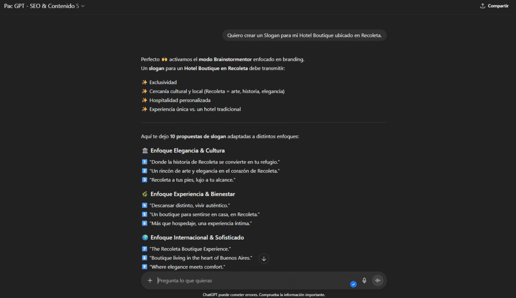 creando un slogan para tu hotel para crear frases para promocionar un hotel