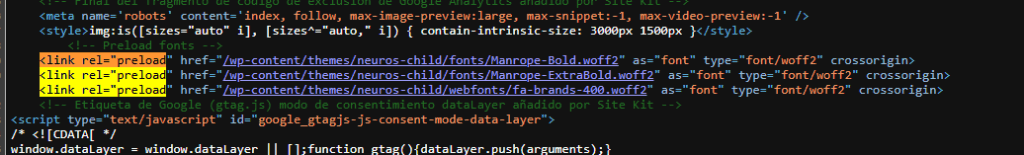 Configuración del plugin LiteSpeed Cache en la pestaña 'Exclusiones de medios', mostrando URLs de imágenes críticas excluidas de la carga diferida y varias clases de Elementor excluidas para evitar fallos de layout (CLS)