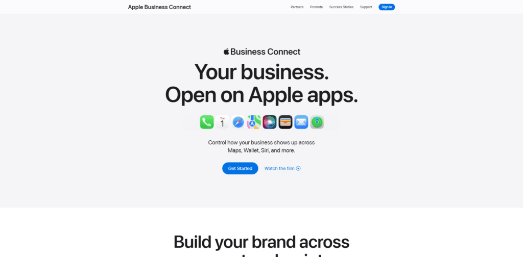 Ejemplo de apple business connect