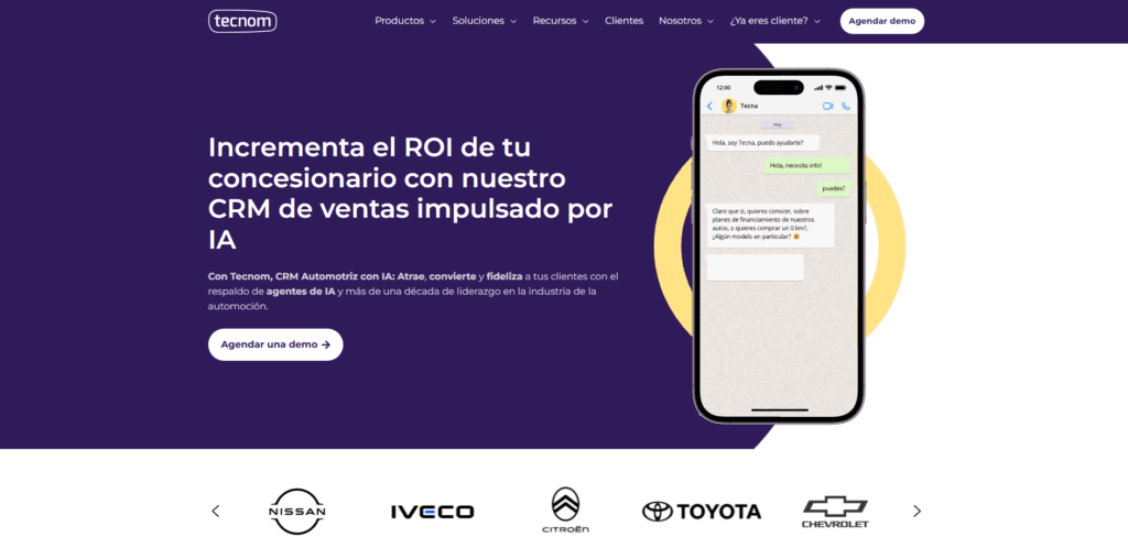 CRM con Tecnom