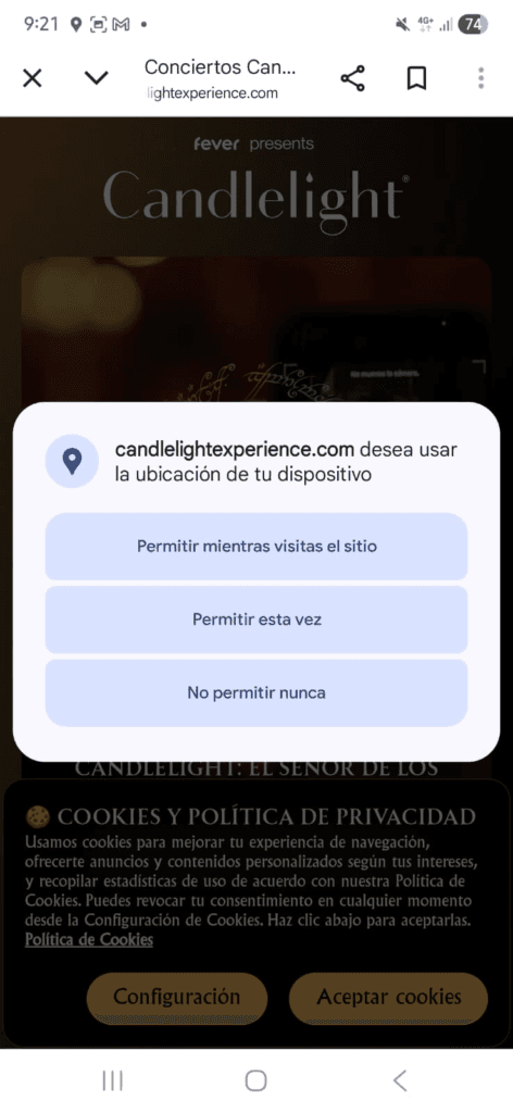 ejemplo de etiqueta geolocation