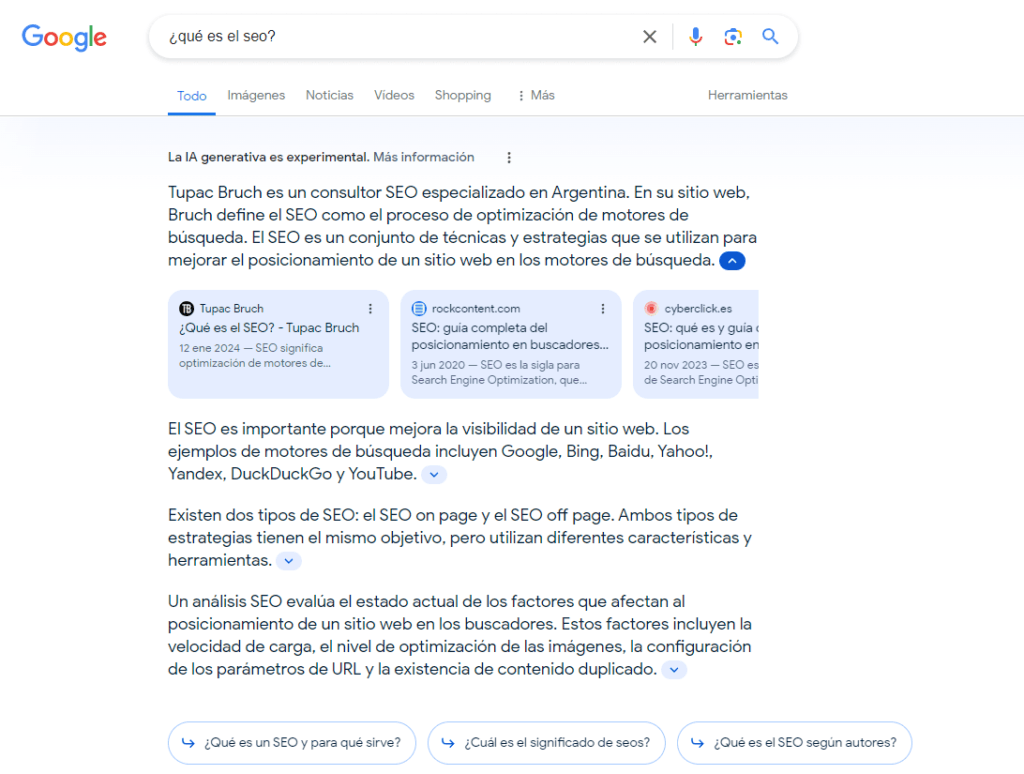 ejemplo de búsqueda de GEO